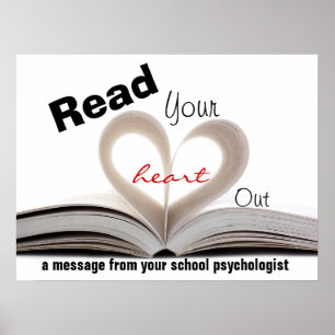 Affiches School Psychologists Promoting Literacy Print