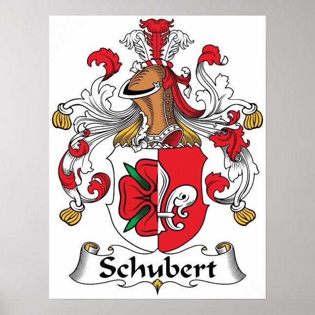 Affiches Schubert Family Crest (Devant)