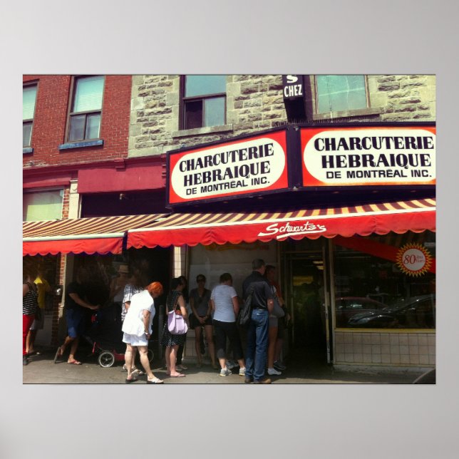 Affiches Schwartz's Deli, Montréal, Québec (Devant)