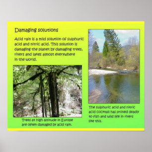 Affiches Science, Chimie, solutions, environnement