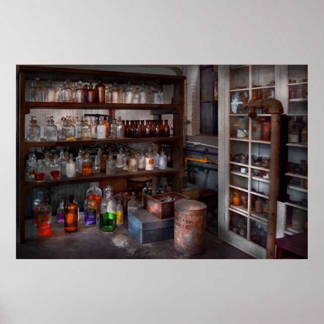 Affiches Science - Chimiste - Le secret de la vie (Devant)
