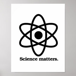 Affiches Science Matters - Symbole scientifique - - Pro-Sci