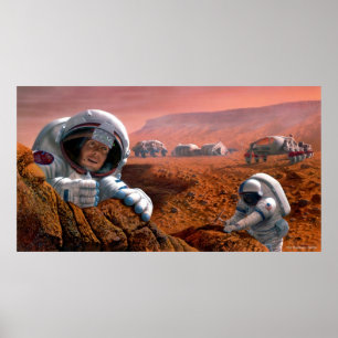 Affiches Scientists on Mars