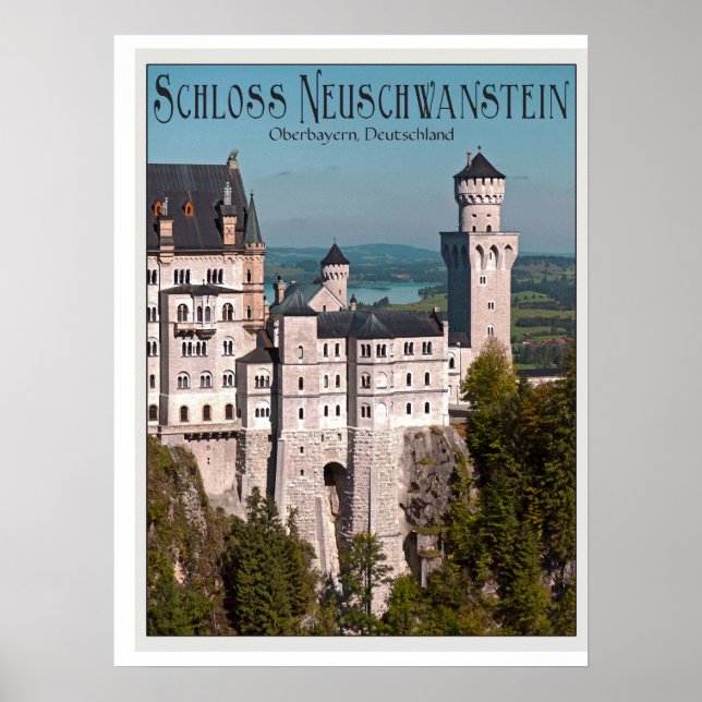Affiches Scloss Neuschwanstein (Devant)
