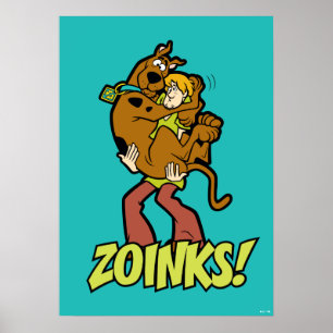Affiches Scooby-Doo and Shaggy Zoinks!