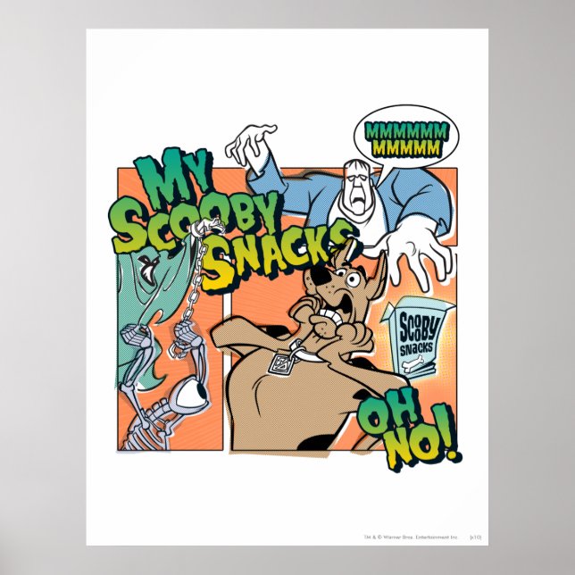 Affiches Scooby-Doo "My Scooby Snacks" (Devant)