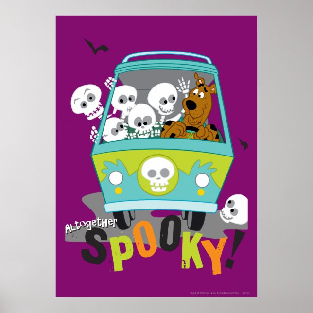 Affiches Scooby-Doo Spooky Mystery Machine (Devant)