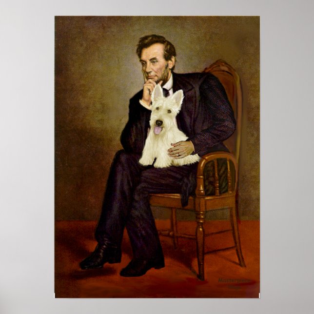 Affiches Scottish Terrier (W5) - Lincoln (Devant)