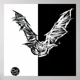 Affiches Scratchy Bat Poster/Impr 1