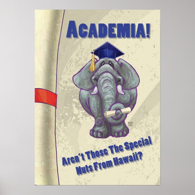 Affiches Scroll universitaire (Devant)