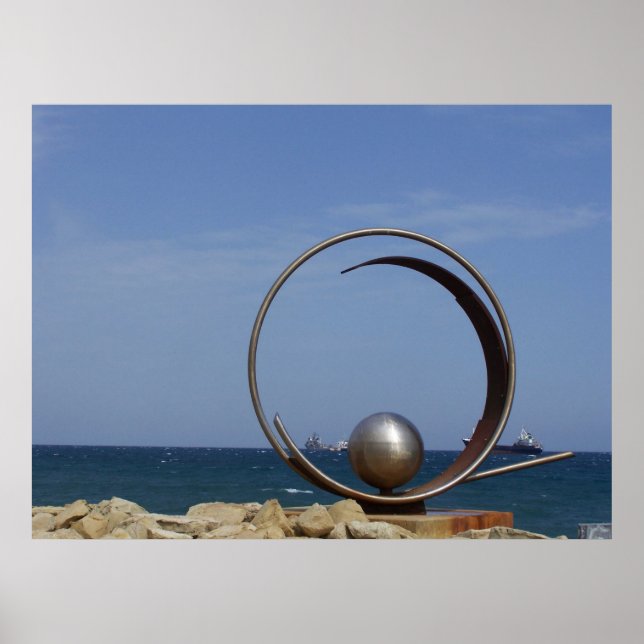 AFFICHES SCULPTURE D'ACIER (Devant)