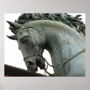 Affiches Sculpture italienne en Renaissance d'un cheval