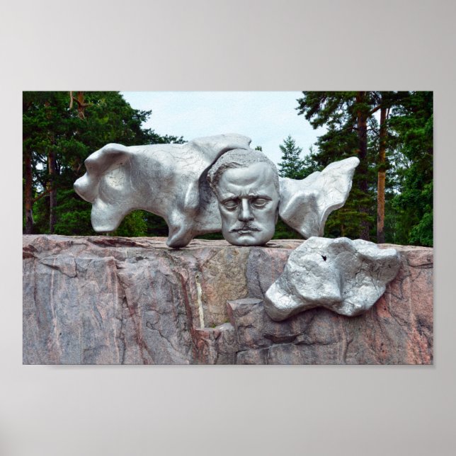 Affiches Sculpture Jean Sibelius, Helsinki, Finlande (Devant)