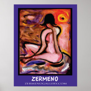 Affiches "Se reposer au soleil" par Zermeno