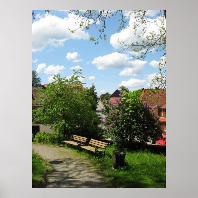 Affiches se reposer ici (Devant)