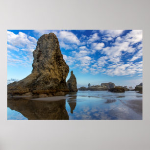 Affiches Sea Stacks sur la plage de Bandon à Bandon, Oregon