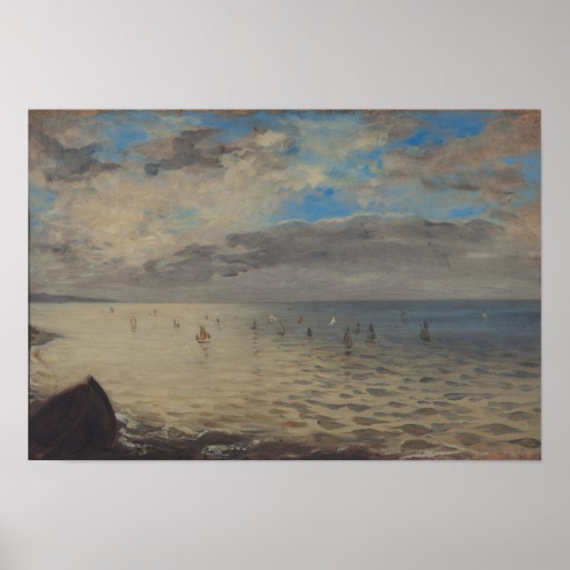 Affiches Sea Viewed from the Heights of Dieppe (Devant)