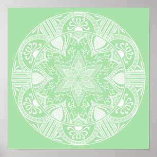 Affiches Seafoam Mandala