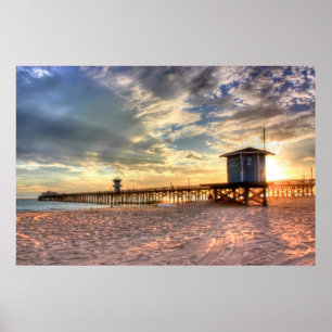 Affiches Seal Beach, toile CA