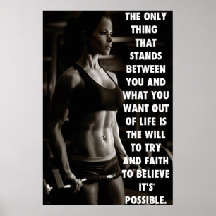 Affiches Séance d'entraînement de motivation