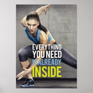 Affiches Séance d'entraînement de motivation