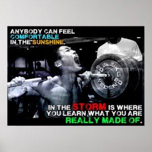 Affiches Séance d'entraînement de motivation