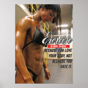 Affiches Séance d'entraînement de motivation