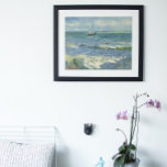 Affiches Seasons à Saintes Maries par Vincent van Gogh<br><div class="desc">Seascape at Saintes Maries (1888) de Vincent van Gogh est une peinture maritime de post impressionnisme d'art vintage. Un paysage marin avec des voiliers sur l'océan avec des vagues douces près de la plage. À propos de l'artiste : Vincent Willem van Gogh (1853-1890) était un peintre impressionniste dont l'oeuvre était...</div>
