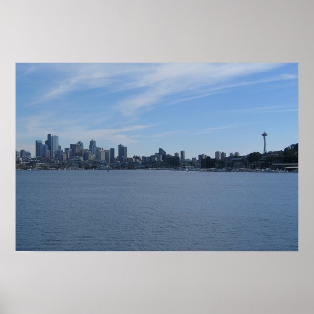Affiches Seattle et Lake Union (Devant)