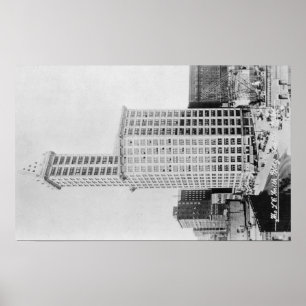 Affiches Seattle, WA - bâtiment de tour de Smith