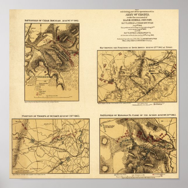 Affiches Second Battle of Bull Run 2 (Devant)