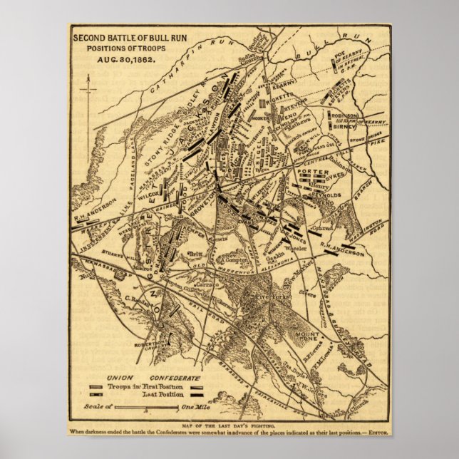 Affiches Second Battle of Bull Run 6 (Devant)