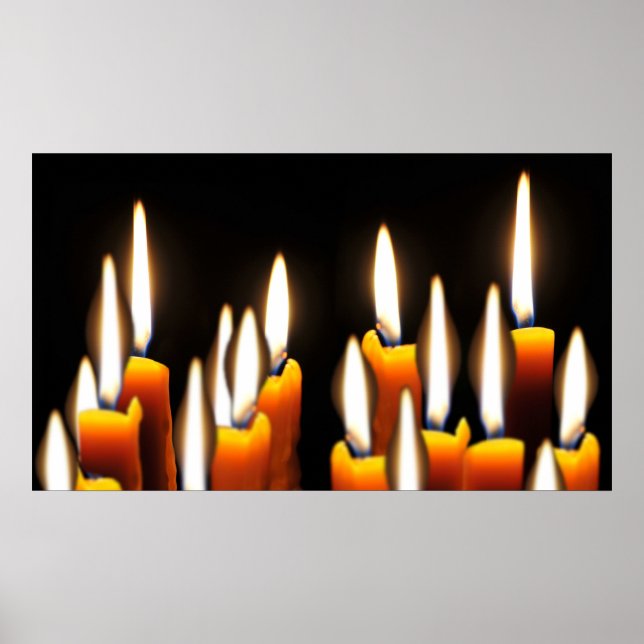 Affiches Seize bougies (Devant)