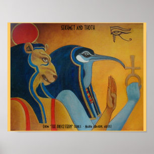 Affiches Sekhmet et Thoth
