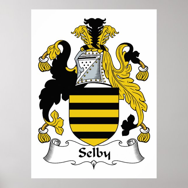 Affiches Selby Family Crest (Devant)