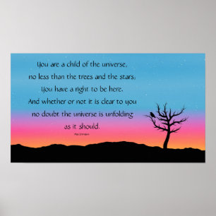 Affiches Sélection de Desiderata