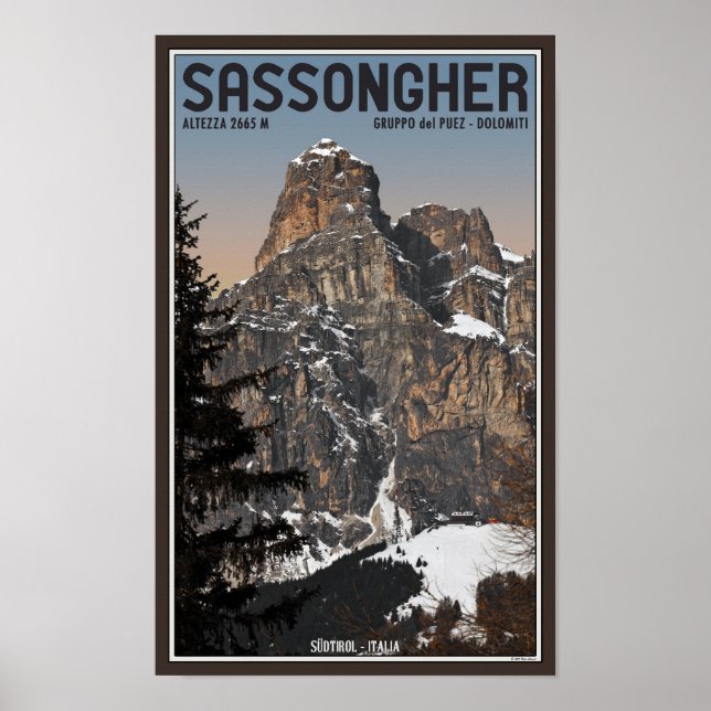 Affiches Sella Ronda - Sassongher (Devant)