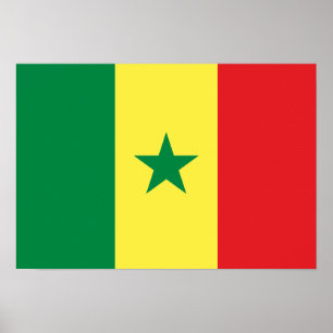 Affiches Senegal Flag
