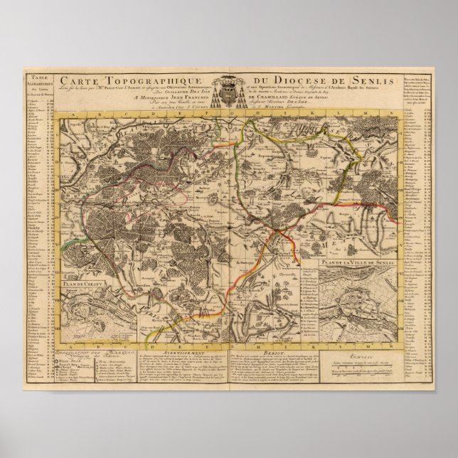 Affiches Senlis France (Devant)