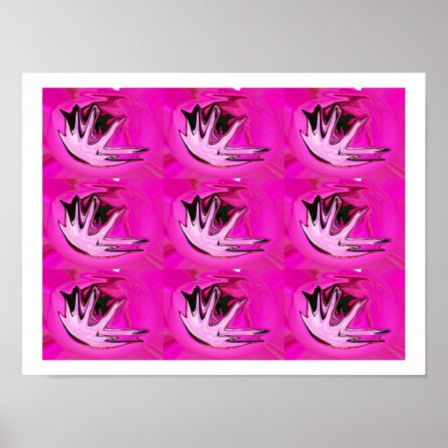 Affiches Sensations roses (Devant)