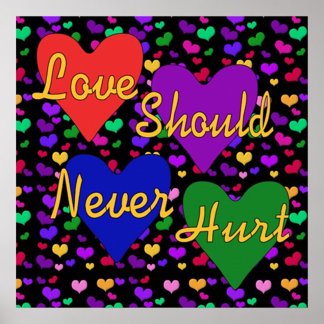 Affiches Sensibilisation à la violence domestique (Devant)