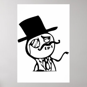 Affiches Sentez comme un meme de monsieur comique
