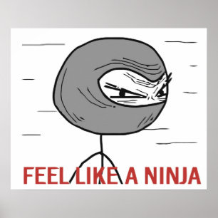 Affiches Sentez comme un Ninja