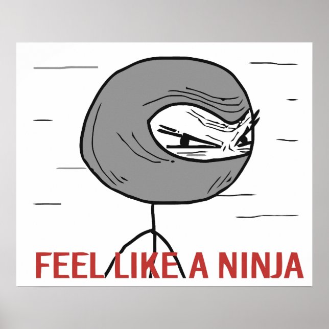 Affiches Sentez Comme Un Ninja (Devant)