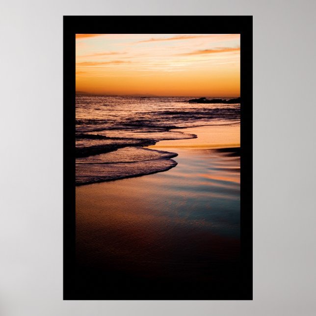 Affiches Serene Beach Sunset (Devant)