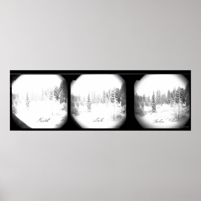 Affiches Serene Sierra Snowstorm (Devant)