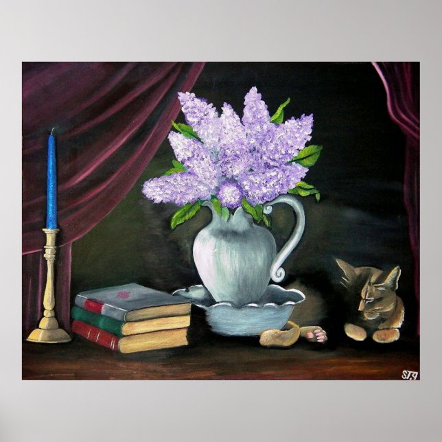Affiches Sérénité Lilas (Devant)