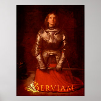 Affiches Serviam ! - Jeanne d'Arc