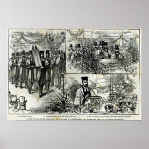 Affiches Service at the Jewish Synagogue