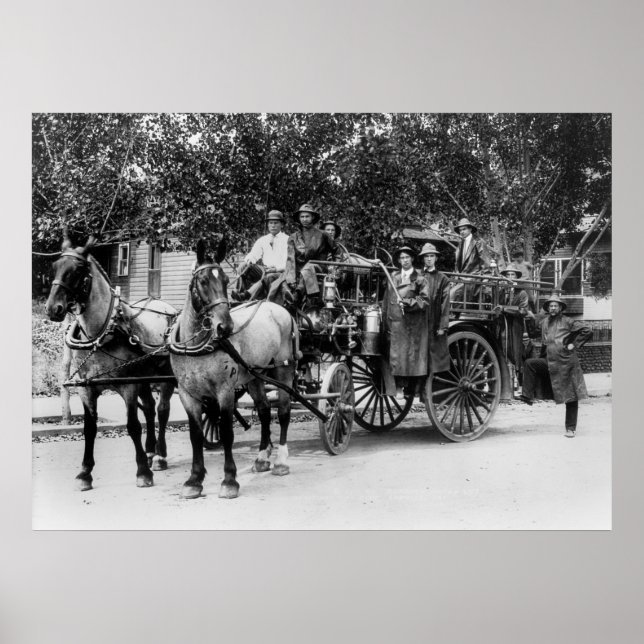 Affiches Service d'incendie de Wenatchee, 1911 (Devant)